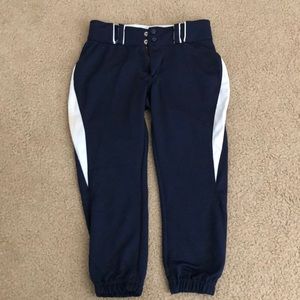 Navy Blue Softball Pants